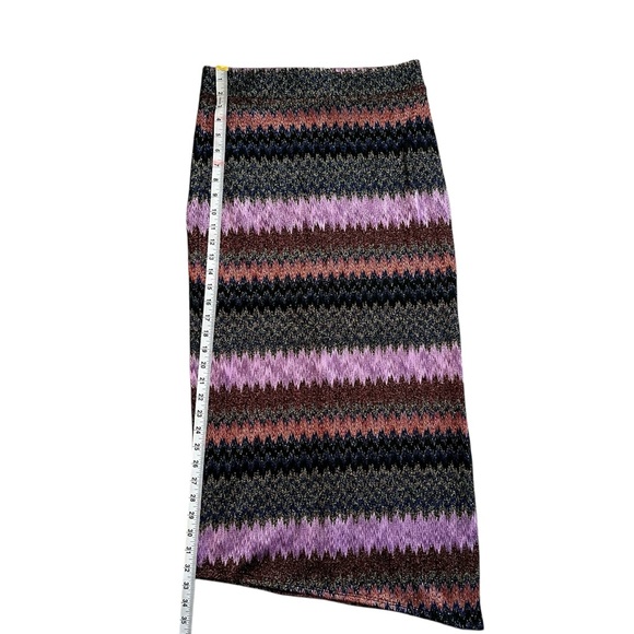 Ramy Brook Whiskey Metallic Skirt in SoHo Knit Size Large - Picture 10 of 10